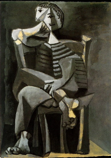 Человек в тельняшке. Пабло Пикассо, 1939 г.